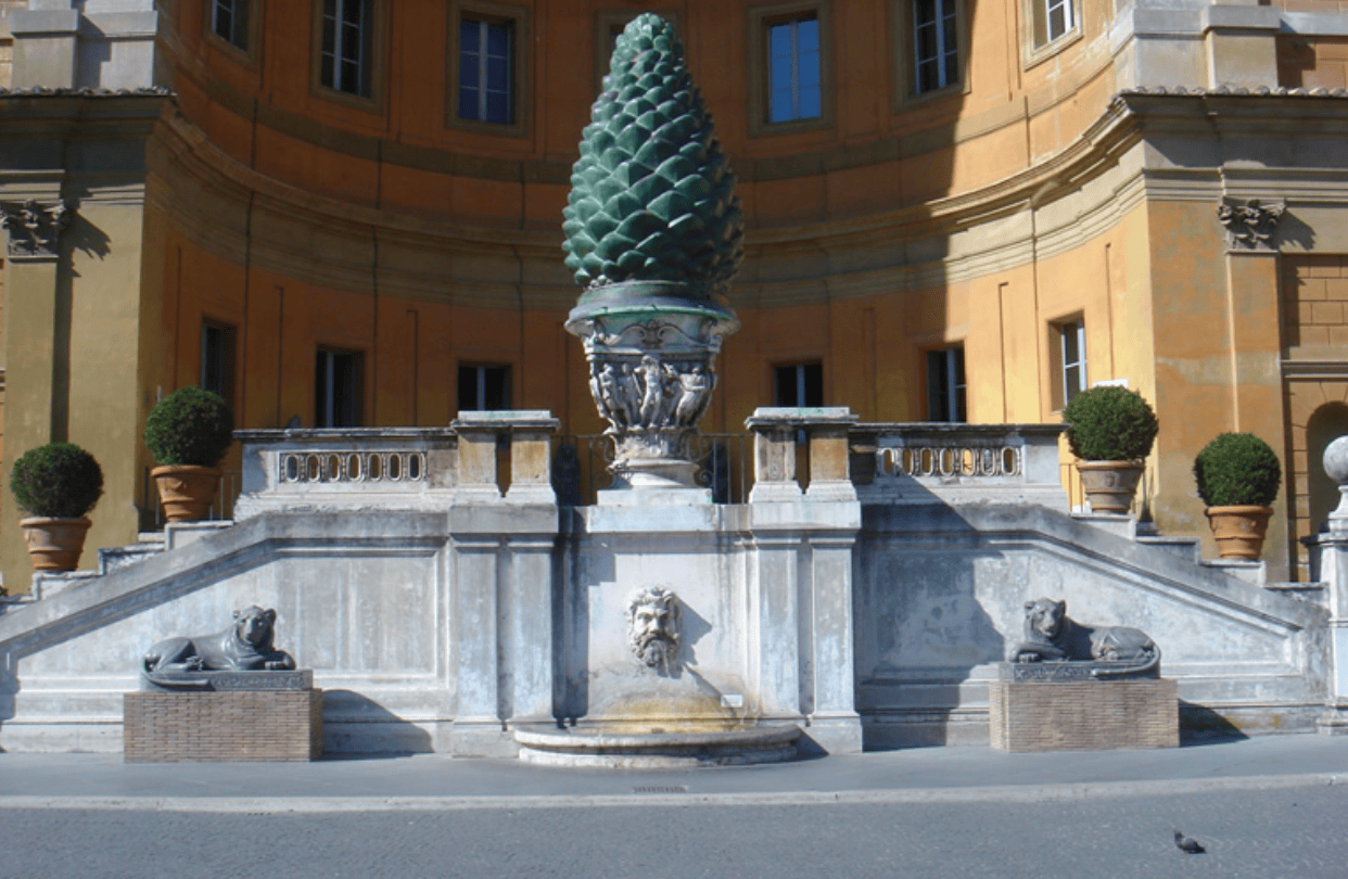 Vatican pinecone statue